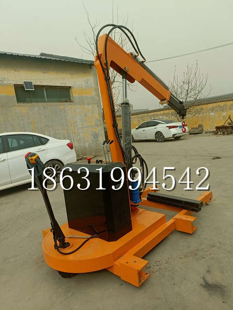 长海县自卸车厢随车吊 自制轮式四不像起重机 四驱平板吊 5吨 贵盛