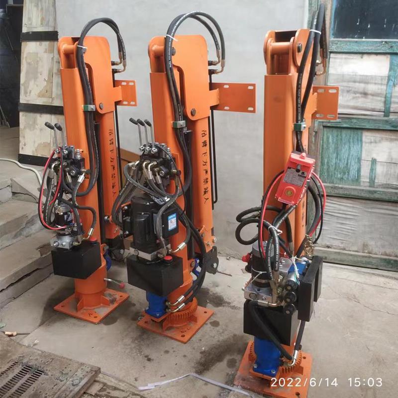 长海县重汽蓝牌随车吊 3.2吨 国六动力强 液压驱动 农用自卸起重机